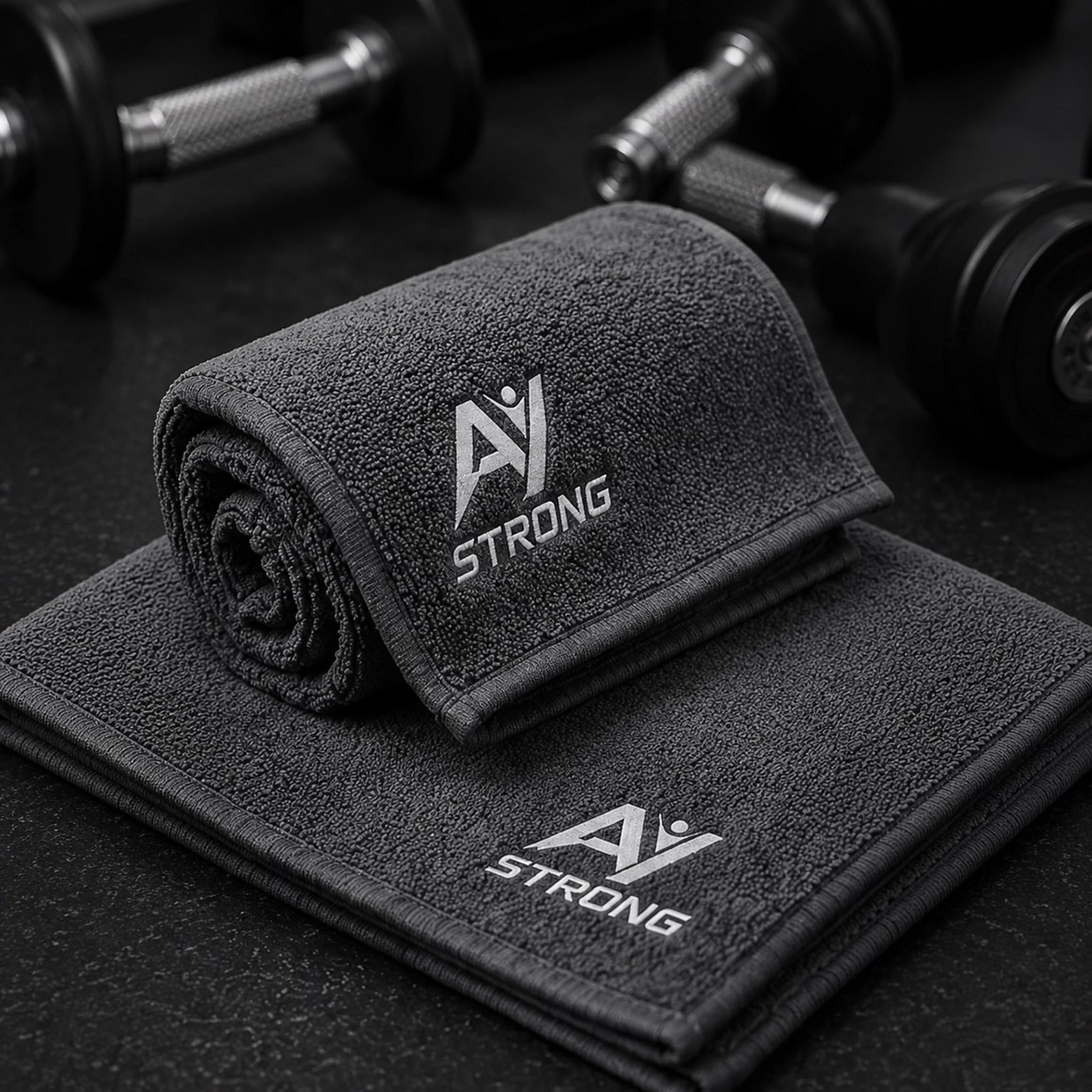 Toalla Deportiva A/Y Strong - Gris